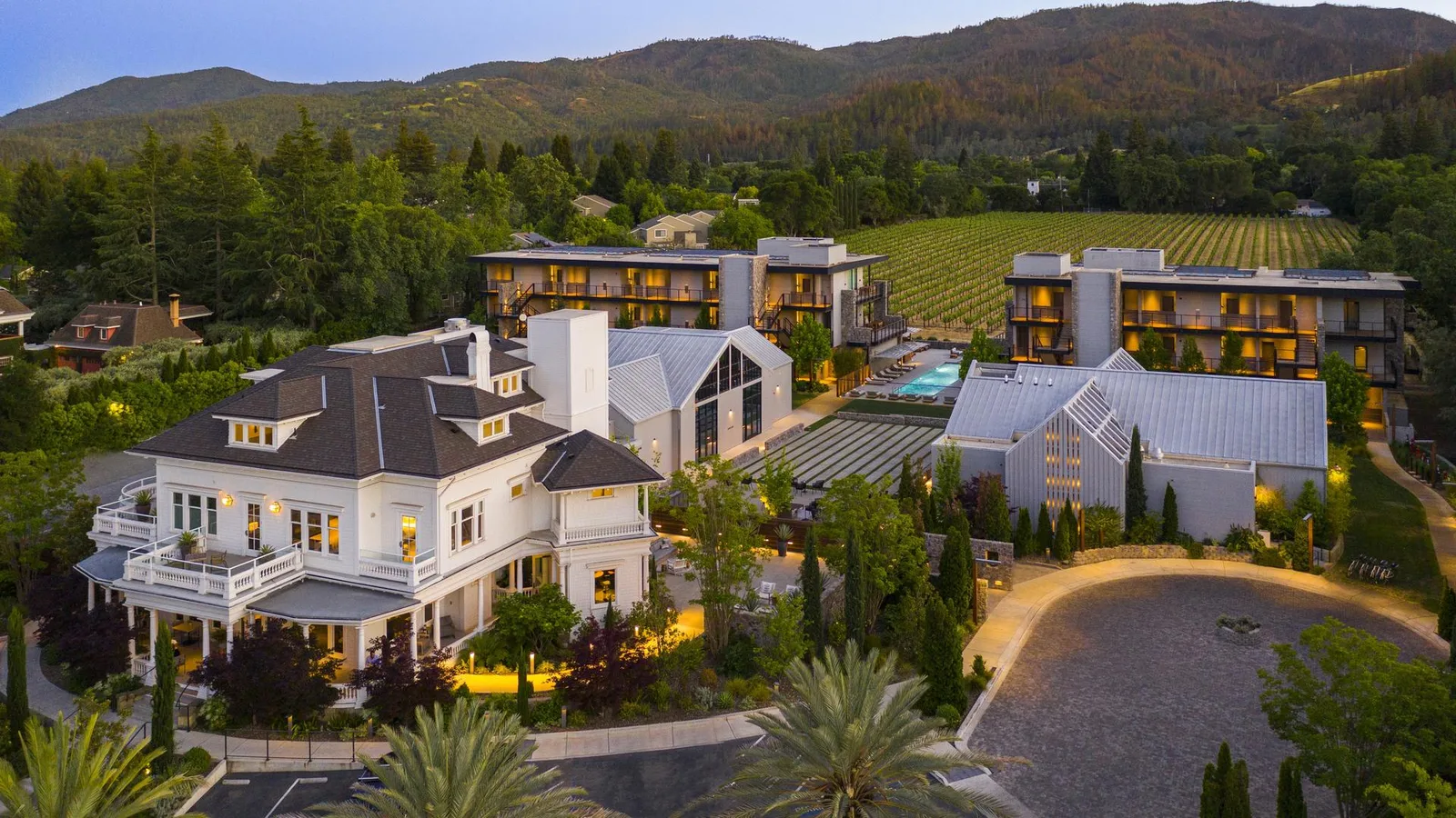 Resort and vineyard estate for an executive offsite in Napa Valley, California