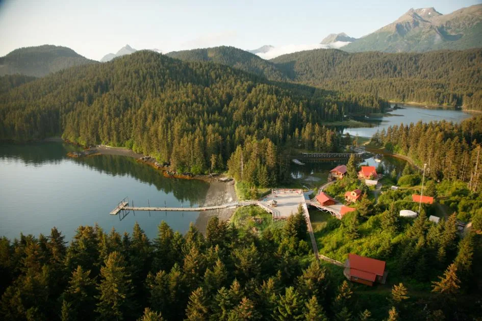 A remote lodge executive retreat location